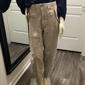 Banana Republic Women's Tan Barrel Pants